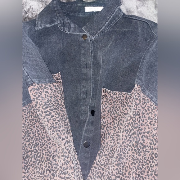 Leopard print jacket button up - Picture 4 of 5